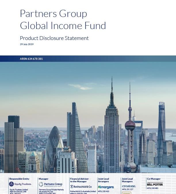 PARTNERS GROUP GLOBAL INCOME STRATEGY